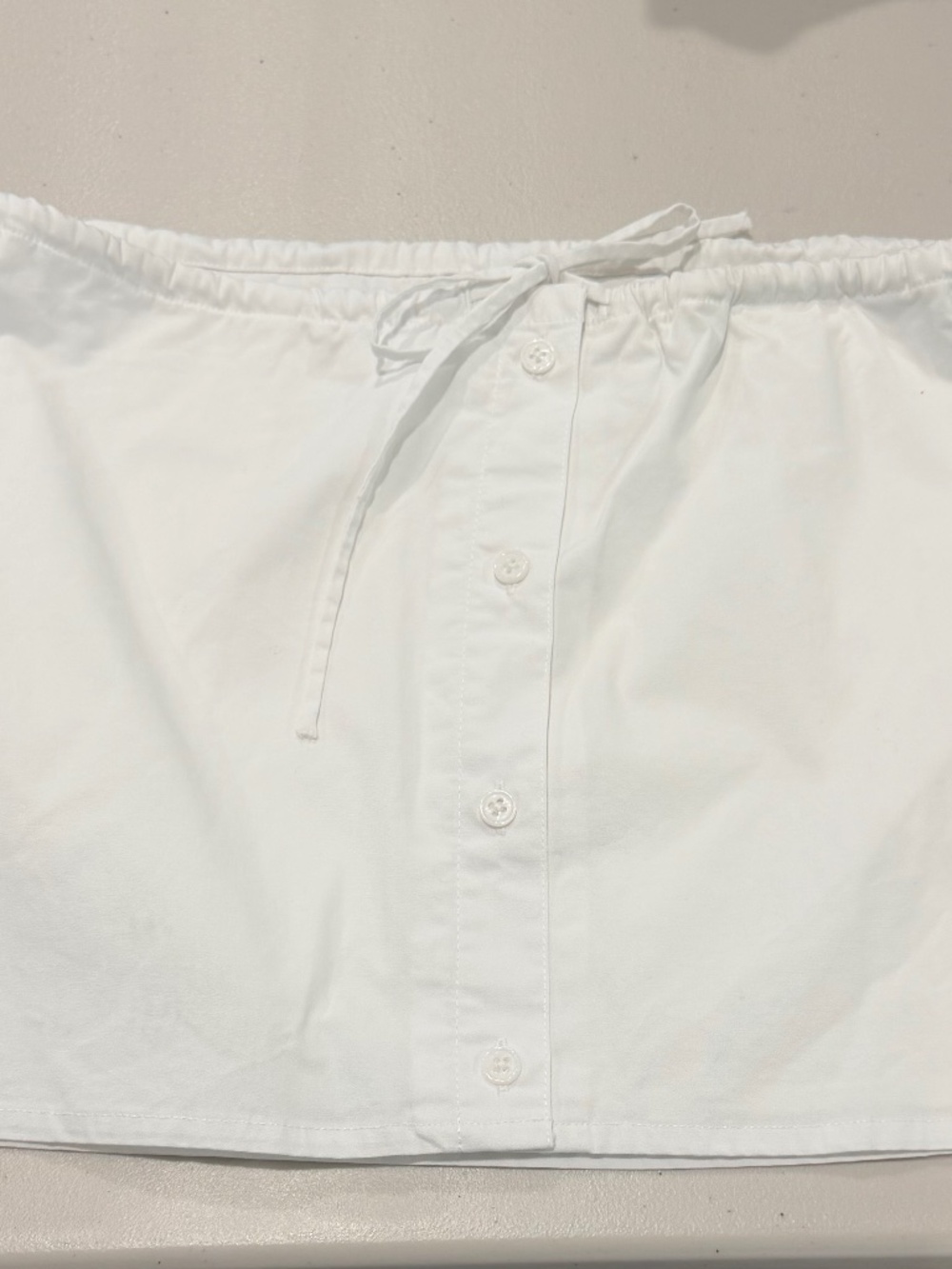 **Lovers \+ Friends White Button Front Mini Skirt – Size Small**